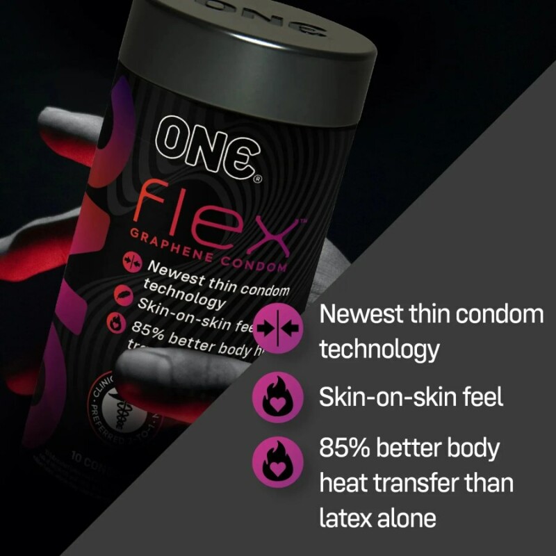 Презервативи латексні One Flex з графеном, 10 шт - Изображение 5