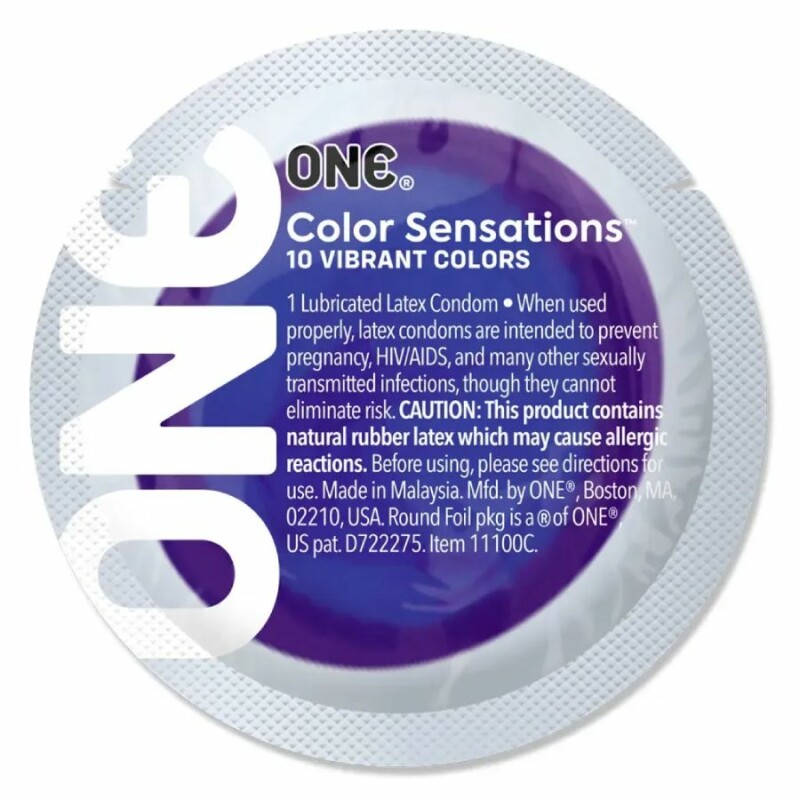 Набір різнокольорових презервативів One Color Sensations, 5 шт - Изображение 7