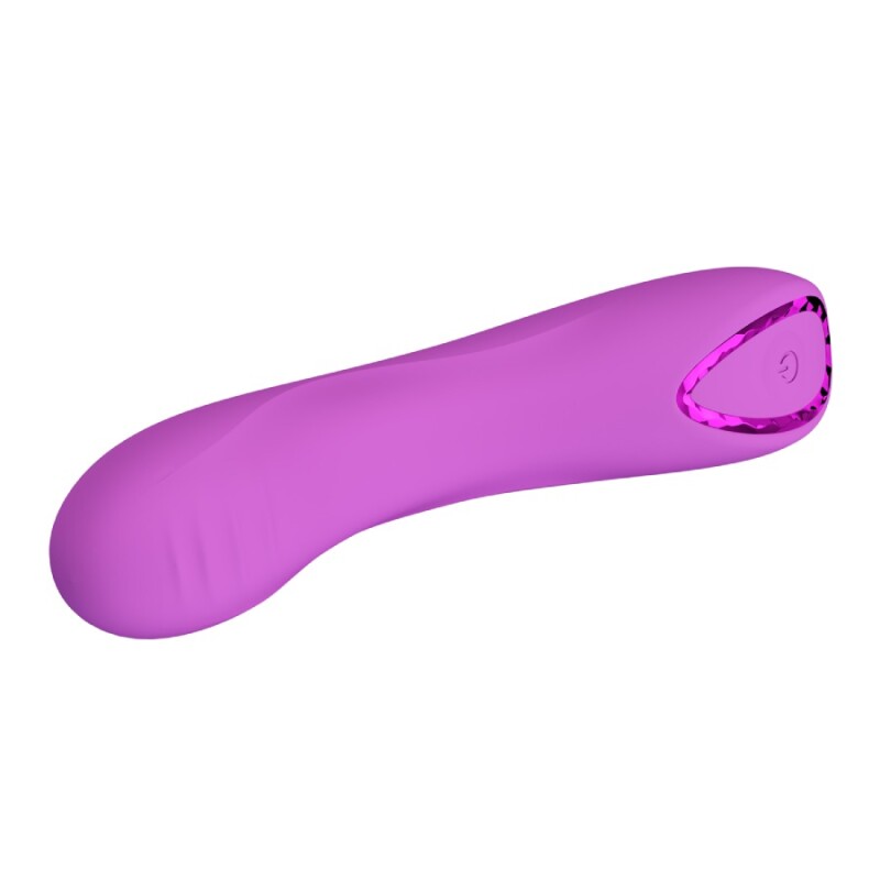 Вібратор для точки G Pretty Love з LED кільцем, фіолетовий, 12.7 х 2.7 см - Изображение 5