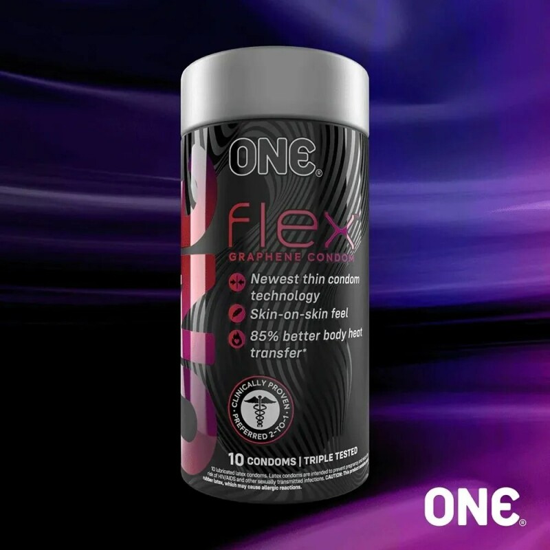 Презервативи латексні One Flex з графеном, 10 шт - Изображение 6