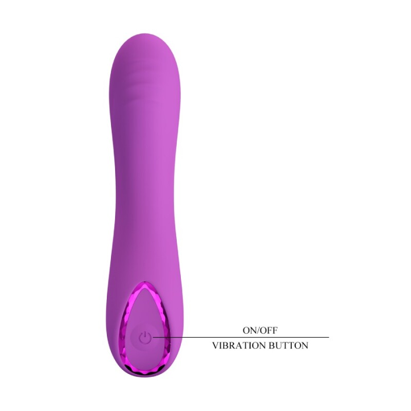 Вібратор для точки G Pretty Love з LED кільцем, фіолетовий, 12.7 х 2.7 см - Изображение 7