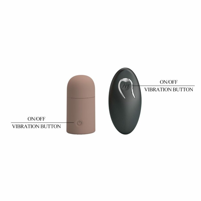 Вібронасадка на пеніс Pretty Love подовжуюча, з пультом, бежева, 24.3 х 4.6 см - Зображення 8