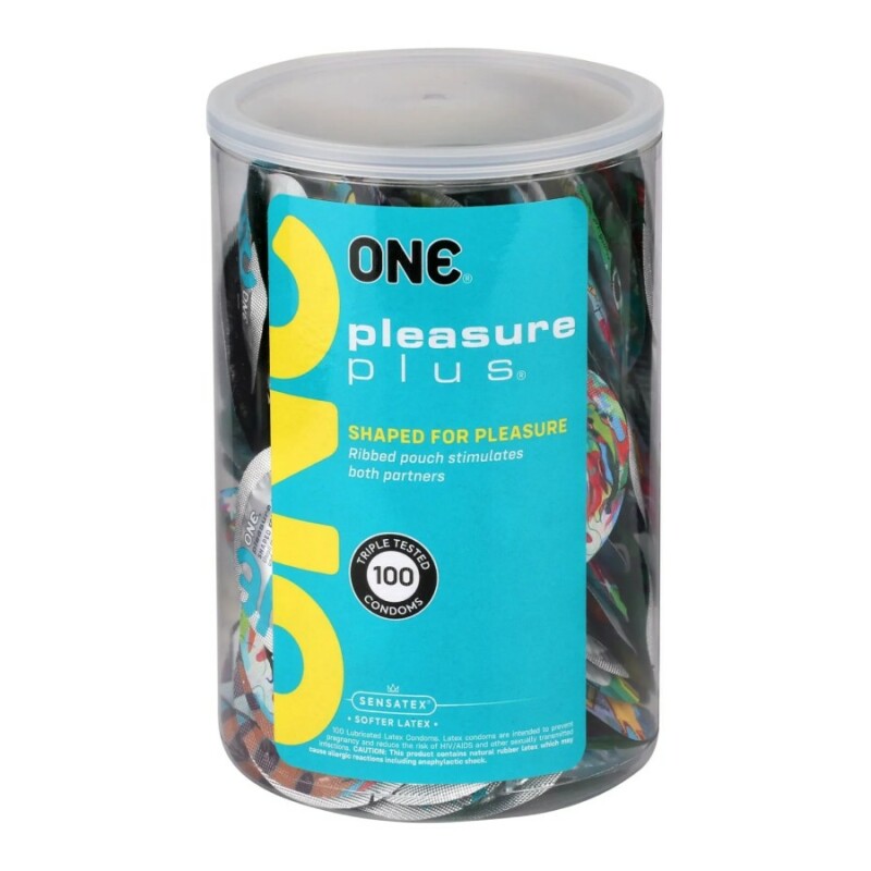 Презервативи One Pleasure Plus латексні, 100 шт