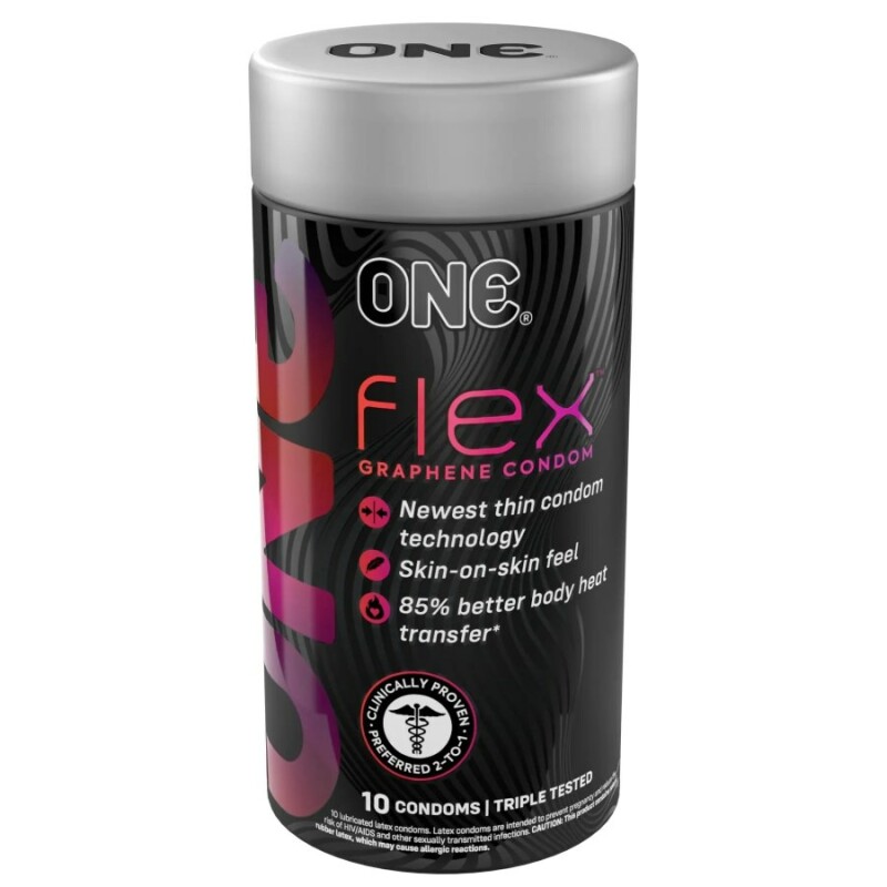 Презервативи латексні One Flex з графеном, 10 шт