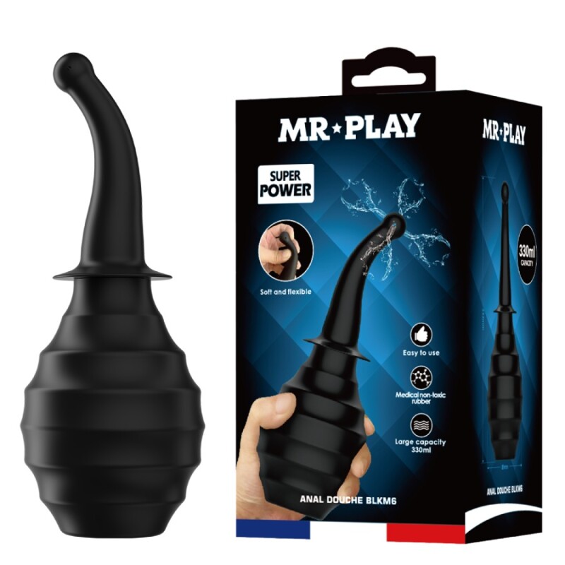 Анальний душ Mr Play чорний, 330 мл