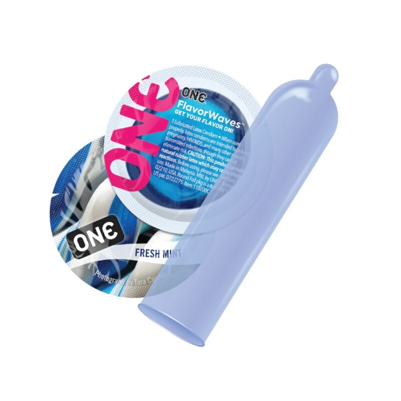 Презервативи оральні One FlavorWaves п'ять смаків, латексні, 5 шт - Зображення 1