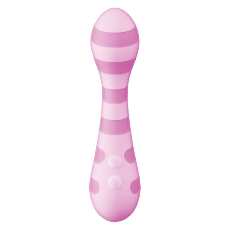 Мінівібратор Univibe Marshmallow Plush Vibe рожевий, 14.7 х 3.8 см - Зображення 1
