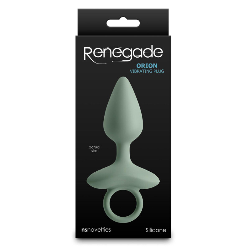 Анальний вібратор NS Novelties Renegade з кільцем, зелений, 13 х 3.5 см - Изображение 1