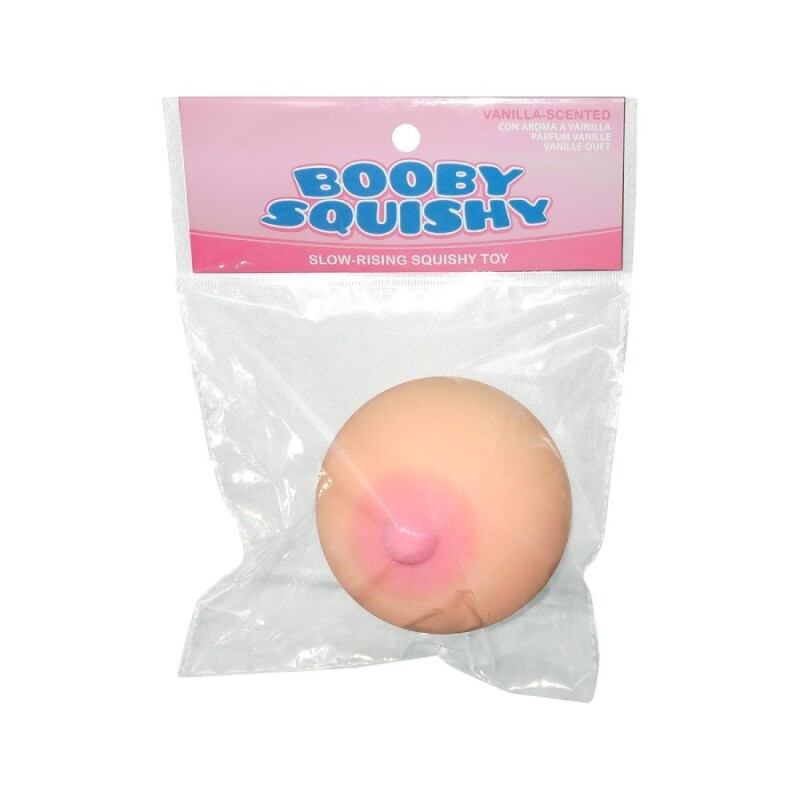 Іграшка-антистрес напівкулька Kheper Games Booby Squishy у вигляді грудей, бежева, 9 х 9 см - Изображение 1