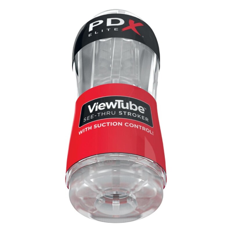Мастурбатор в колбі Pipedream PDX Elite прозорий, 18.5 х 7 см - Изображение 1