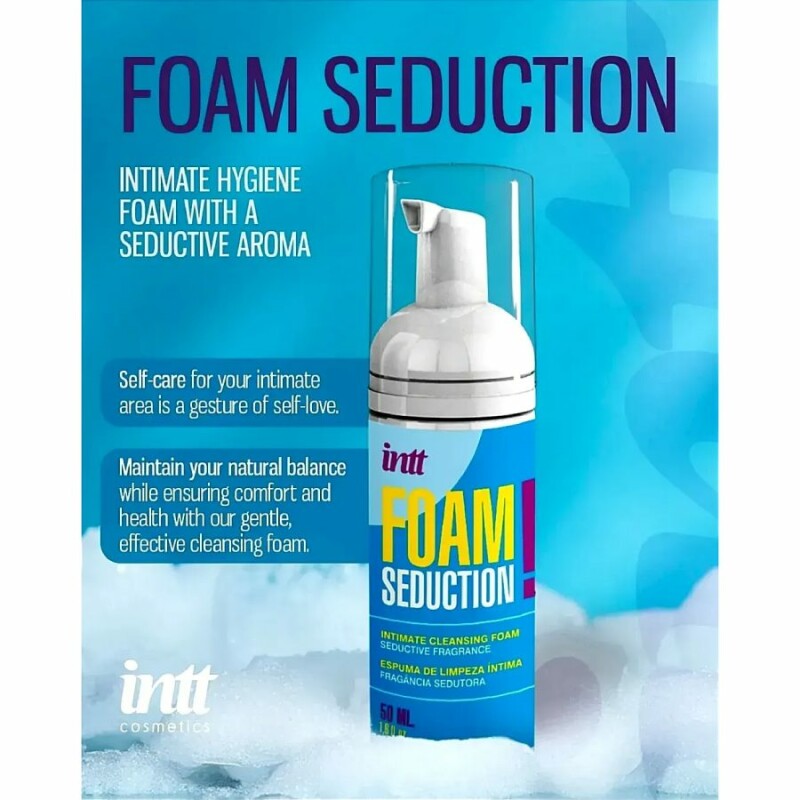 Пінка для інтимної гігієни Intt Foam Seduction ароматна, очищуюча, 50 мл - Изображение 1