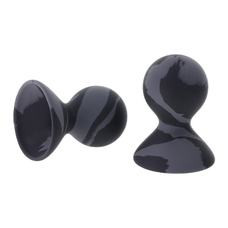 Вакуумні присоски на соски Sportsheets Velvet Noir силіконові, чорні, 7.3 х 5 см - Зображення 3
