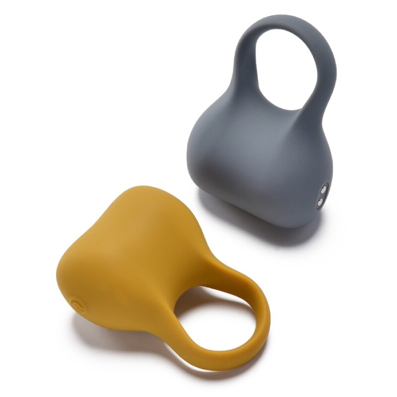 Ерекційне віброкільце Sweet Em Silky Ring з пультом, жовте, 7.6 х 5.7 см - Изображение 5