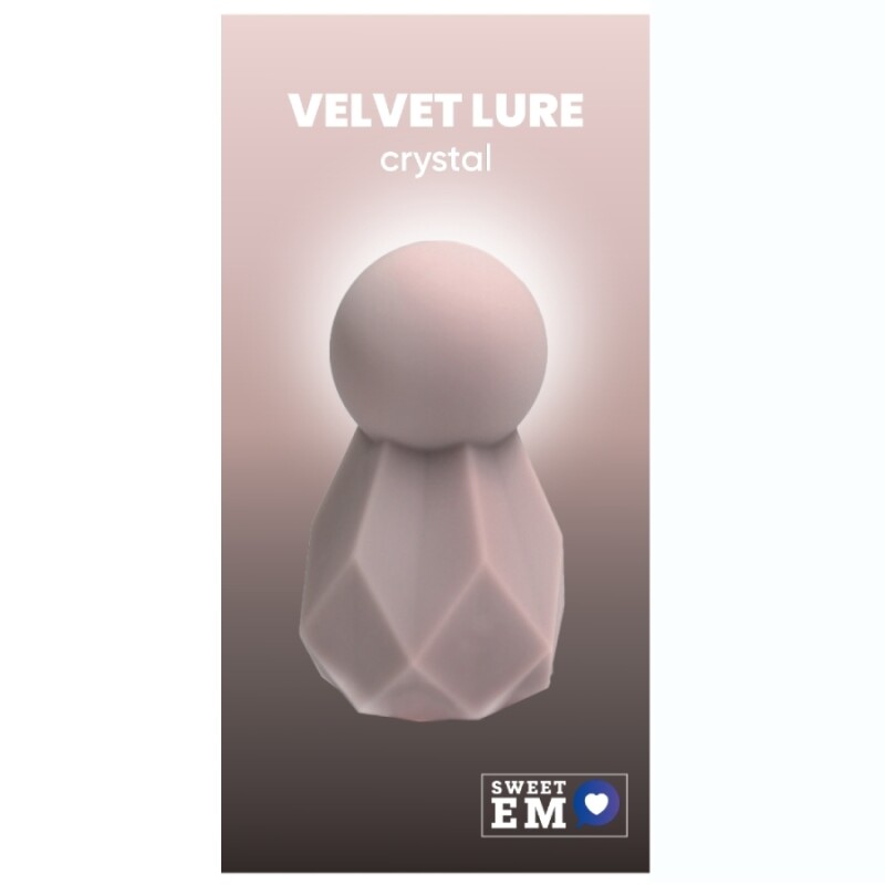 Мінівібратор Sweet Em Crystal у формі кристала, фіолетовий, 8 х 4.8 см