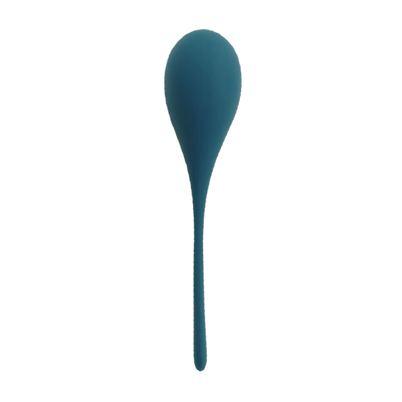 Тренажер Кегеля Sweet Em Kegel Ball з хвостиком, синій, 70 г, 14 х 3.3 см - Изображение 1