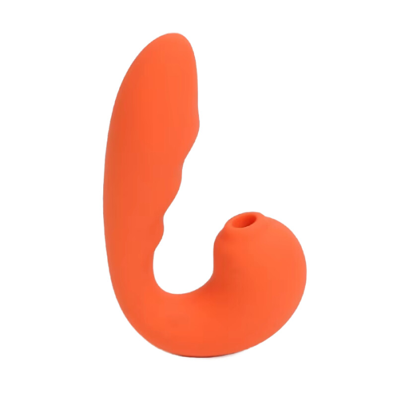 Вакуумний стимулятор клітора Sweet Em Octocurl з вібрацією, помаранчевий, 14.8 х 4.2 см - Зображення 1