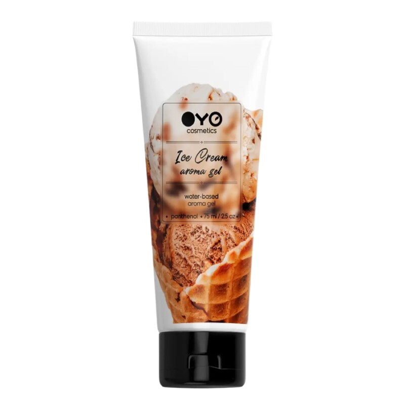 Універсальний гель-лубрикант OYO Ice Cream на водній основі, з ароматом морозива, 75 мл