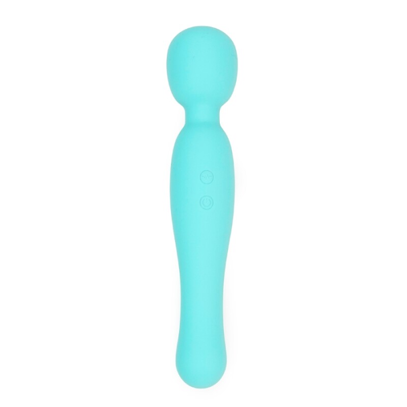 Вібратор-мікрофон Sweet Em Soft Touch Wand бірюзовий, 22.2 х 4.5 см - Зображення 1