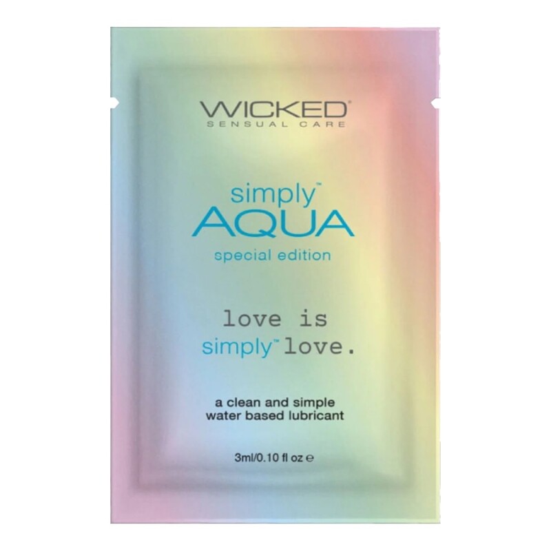 Пробник Лубрикант Wicked Simply Special Edition на водній основі, 3 мл