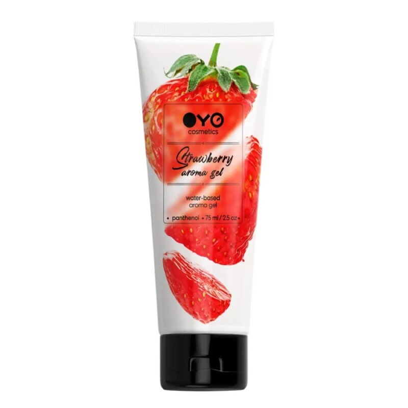 Універсальний гель-лубрикант OYO Strawberry на водній основі, з ароматом полуниці, 75 мл