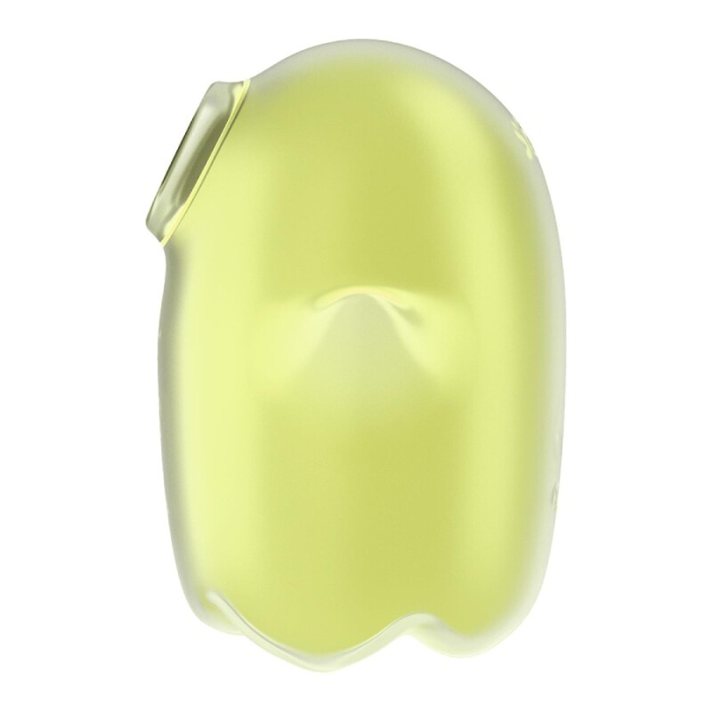 Вакуумний стимулятор Satisfyer Glowing Ghost з вібрацією, жовтий, 8.4 х 5.8 см - Изображение 4