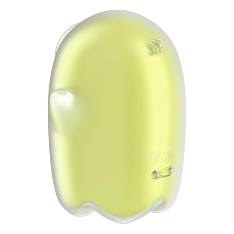 Вакуумний стимулятор Satisfyer Glowing Ghost з вібрацією, жовтий, 8.4 х 5.8 см - Изображение 5