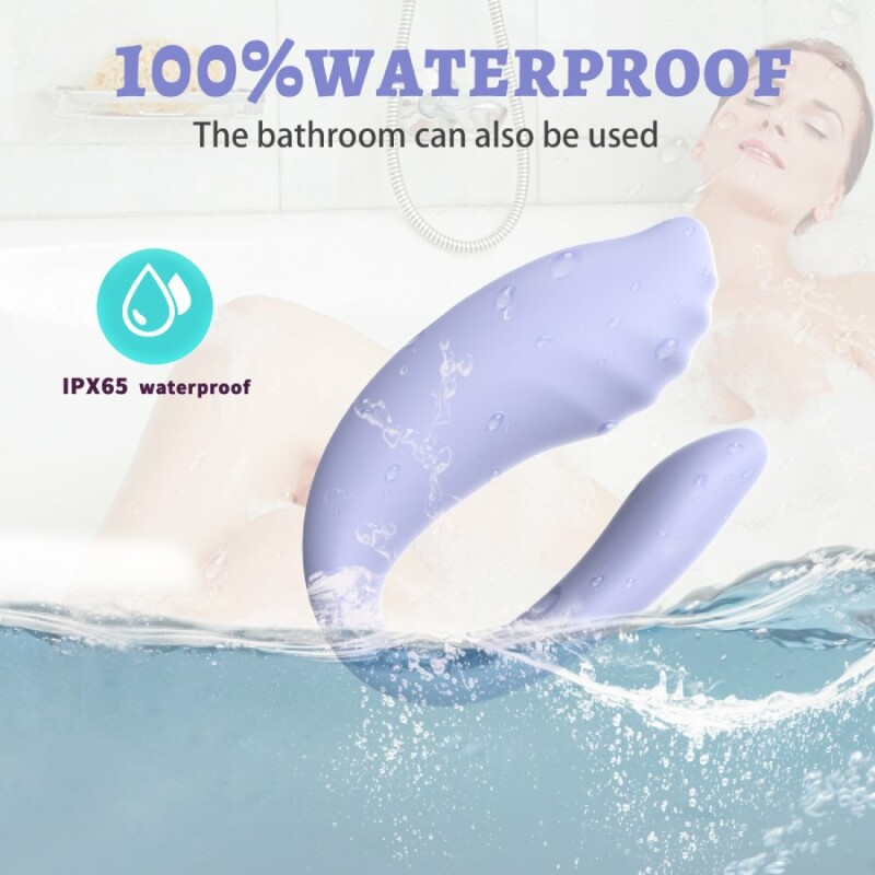 Вібратор для пар Every Night Toys Anthea з пультом, бузковий, 19.8 х 6.3 - Зображення 5