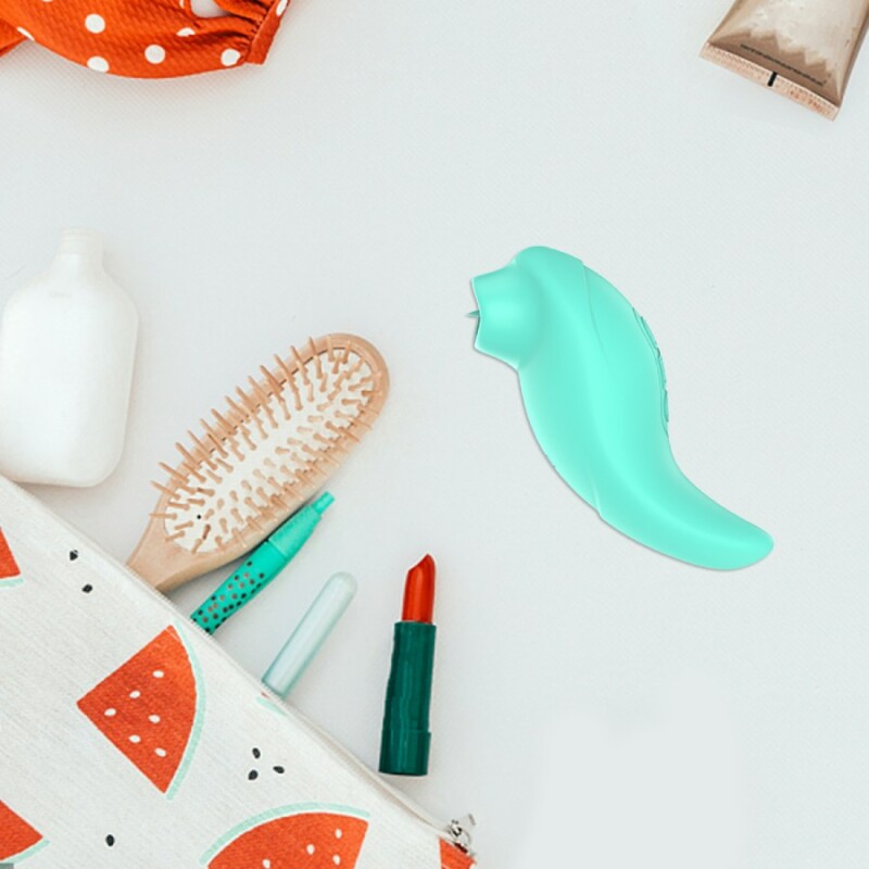 Вібратор для клітора Every Night Toys Jen із стимулюючим язичком, зелений, 11 х 5.1 см - Изображение 7