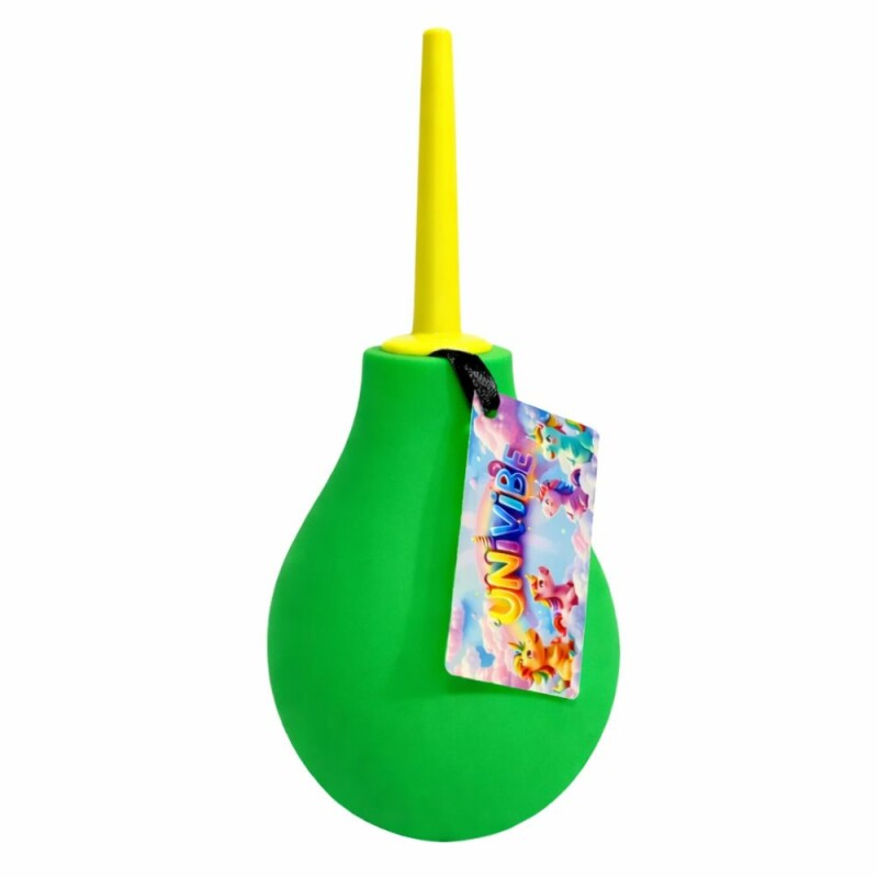 Анальний душ UNIVIBE Green and Yellow зелено-жовтий