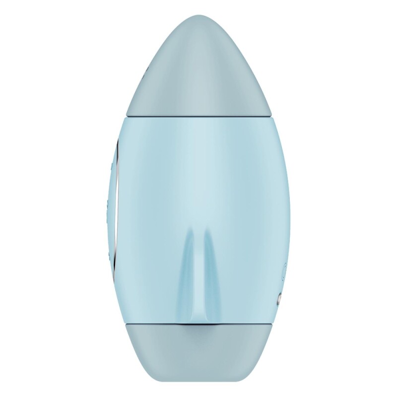 Вібратор Satisfyer Mission Control з вакуумною стимуляцією клітора, блакитний, 10 х 6.6 см - Зображення 4