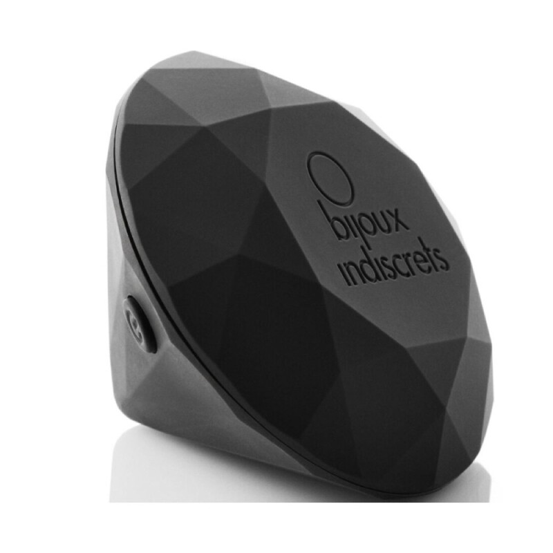 Вібратор для клітора Bijoux Indiscrets Diamond у вигляді діаманта, чорний, 6.5 см - Изображение 2