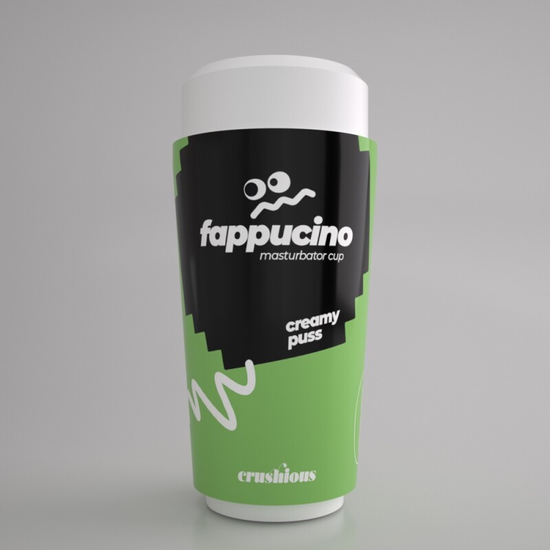 Мастурбатор-вагіна Crushious Fappucino портативний, бежевий, 16 х 7 см - Изображение 4
