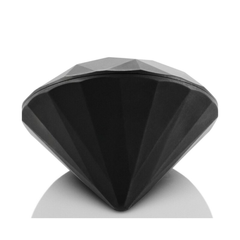 Вібратор для клітора Bijoux Indiscrets Diamond у вигляді діаманта, чорний, 6.5 см - Изображение 4