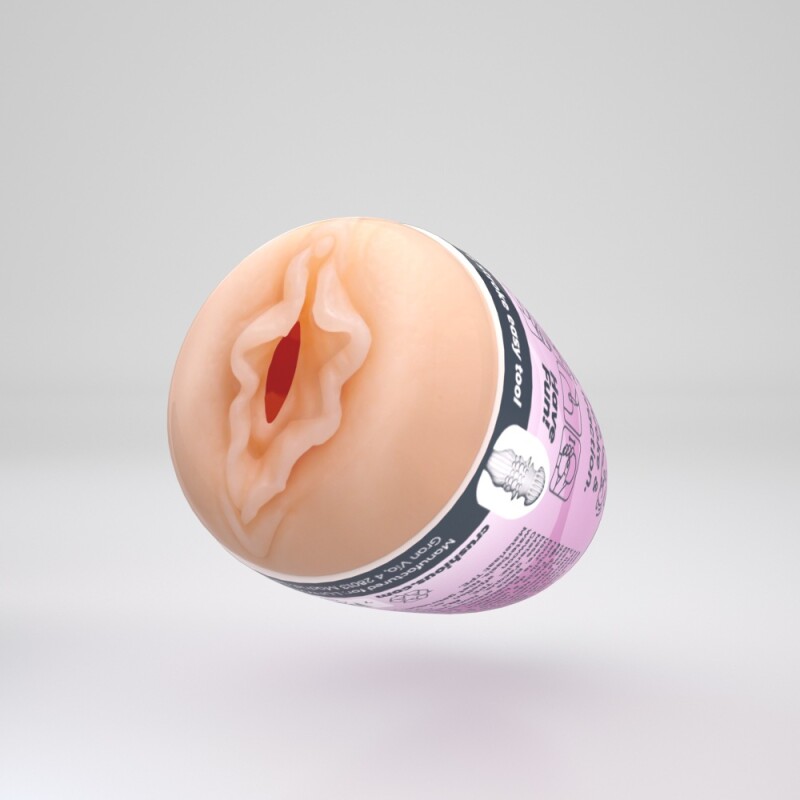 Мастурбатор-яйце Crushious Ezy Egg the Skilled вагіна, бежевий, 8.7 х 5.6 см - Изображение 2