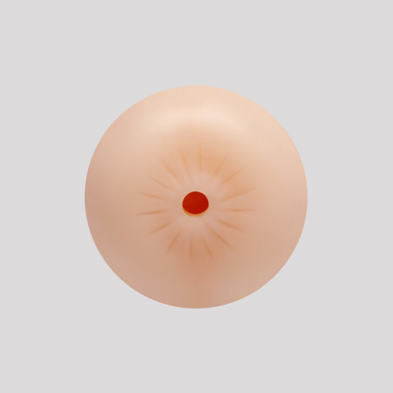 Мастурбатор-яйце Crushious Ezy Egg the Anal анус, бежевий, 8.7 х 5.6 см - Изображение 1