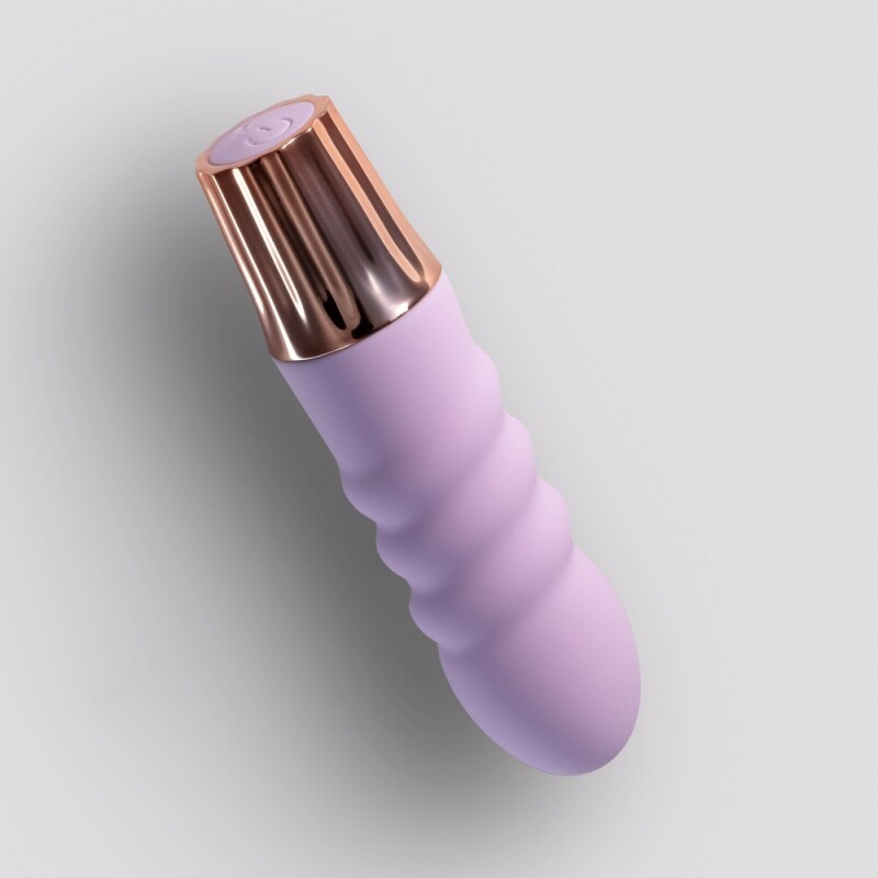 Мінівібратор Crushious Mellow Bubbles 10 режимів вібрації, лавандовий, 11 х 2.8 см - Изображение 6