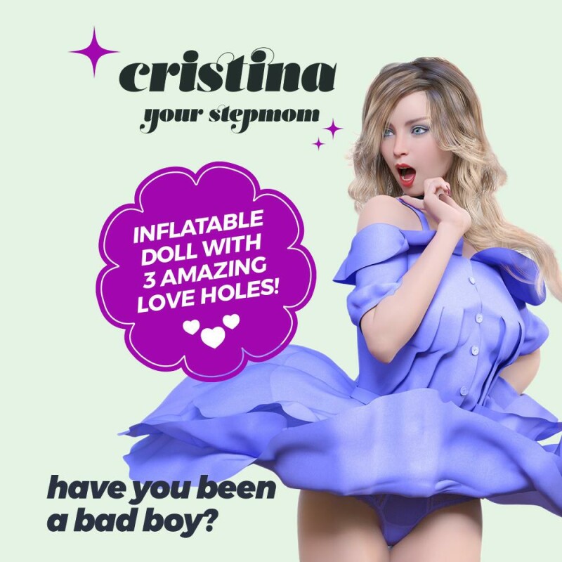 Секс-лялька Crushious Cristina з 3 отворами, бежева, 155 см - Зображення 1