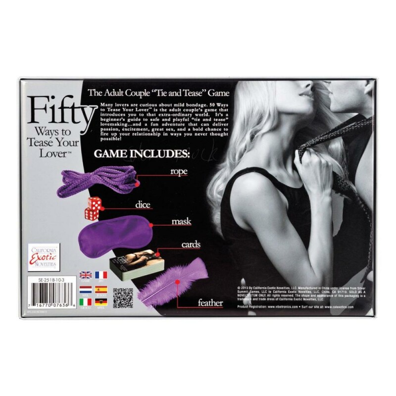 Гра для пари CalExotics Fifty Ways To Tease Your Love, 6 предметів - Зображення 4