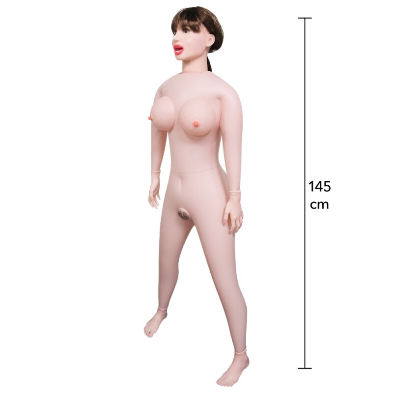 Секс-лялька Hidden Desire Fuck Dolls вагіна, рот, анус, бежева, 145 см - Изображение 1