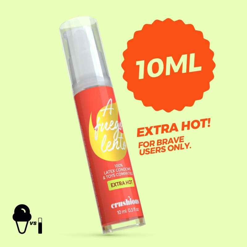 Лубрикант Crushious Extra Hot зігріваючий, 10 мл - Изображение 1