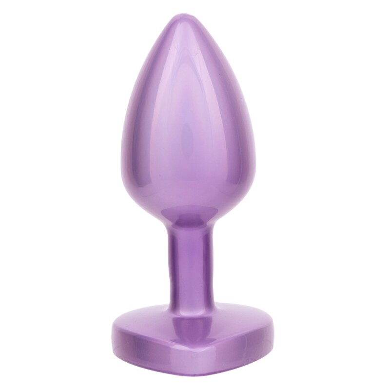 Анальна пробка CalExotics, S, Jewel з каменем, фіолетова, 6 х 3.3 см - Изображение 3