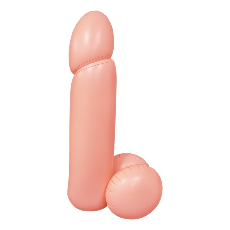 Надувна іграшка для басейна Hidden Desire Fuck Dolls у формі пеніса, бежева, 145 см - Зображення 3
