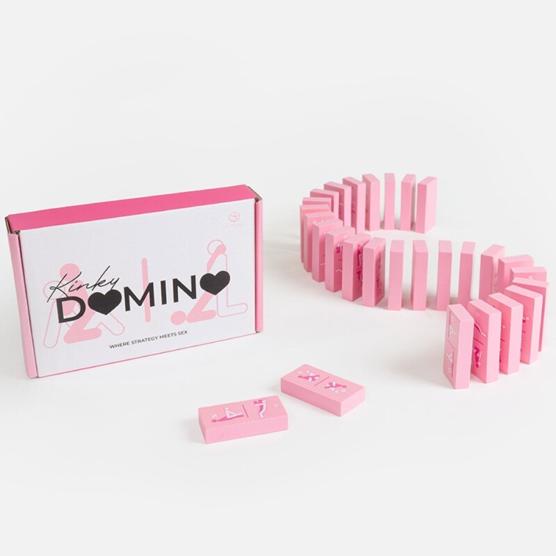 Сексуальна гра Secret Play Kinky Domino рожева - Зображення 4