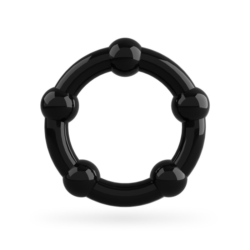 Набір ерекційних кілець Crushious Triple Bead чорний, 3 шт - Изображение 2