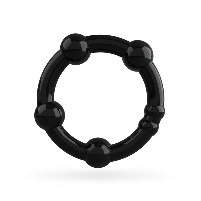 Набір ерекційних кілець Crushious Triple Bead чорний, 3 шт - Изображение 3