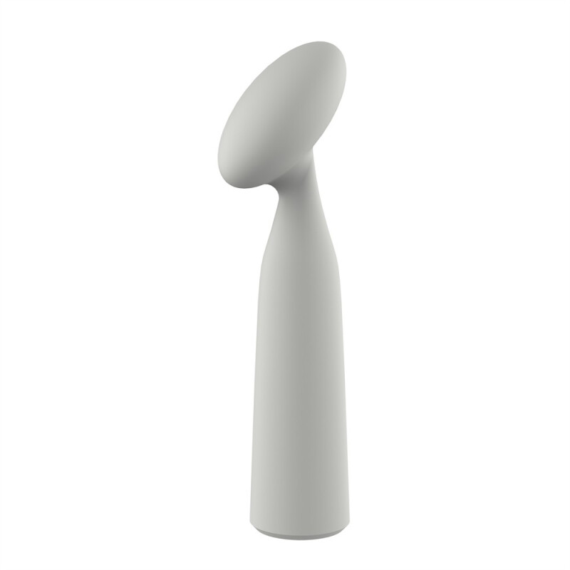 Точковий вібратор Dream Toys Luna у формі міні-мікрофона, сірий, 16.2 х 3.3 см