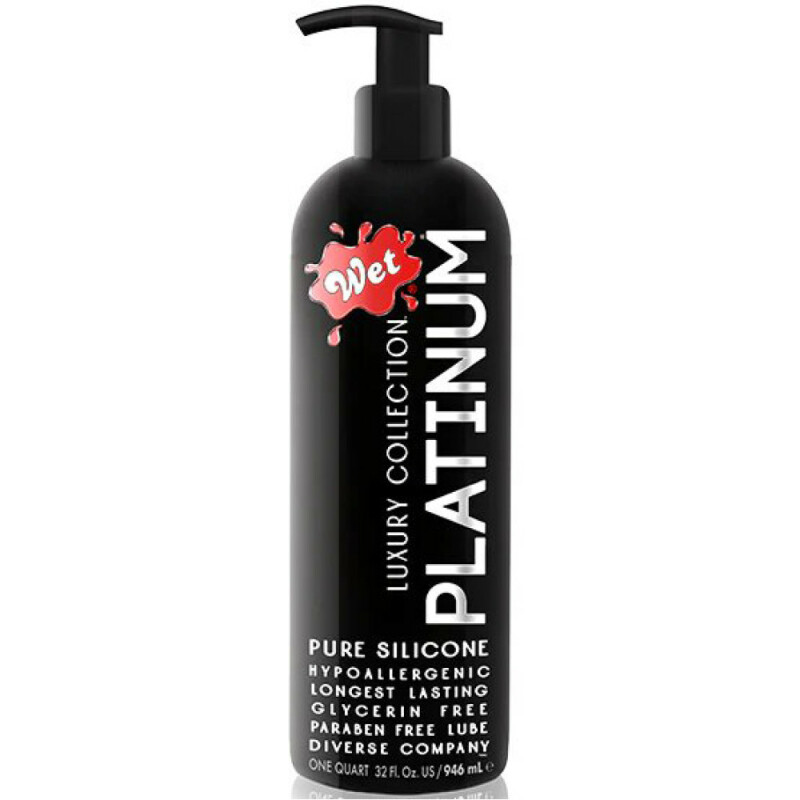 Уцінка Лубрикант Wet Platinum Premium 946 мл, на силіконовій основі