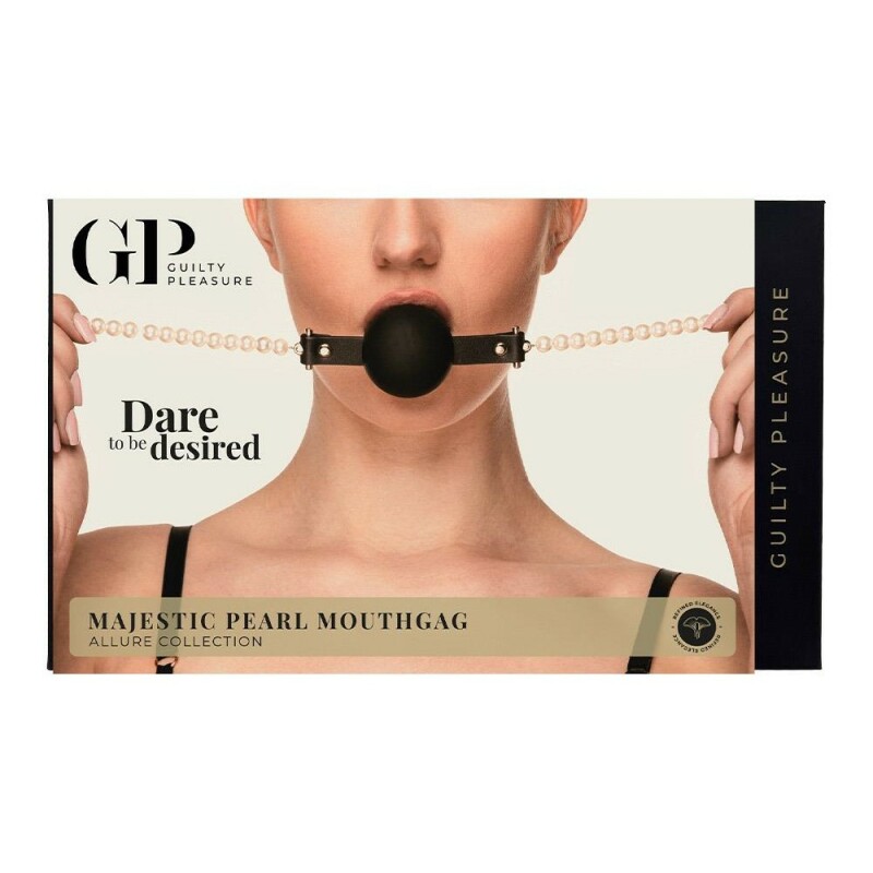Кляп-кулька Guilty Pleasure Allure Majestic Pearl з перлами - Зображення 1