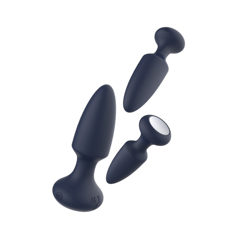 Набір анальних вібраторів Dream Toys Mars синій, 3 шт - Зображення 3