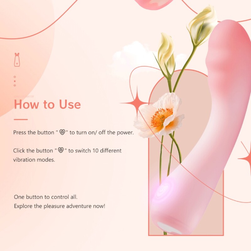 Вібратор для точки G BeYourLover Cloud IPO, рожевий, 15.3 х 3.6 см - Изображение 3